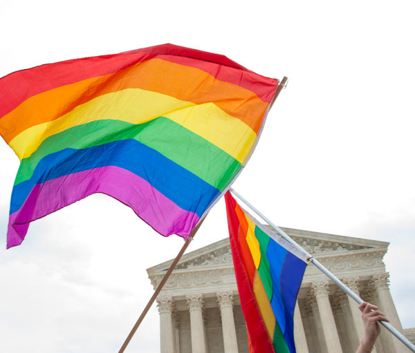 Gay Pride Flags at the U.S. Supreme Court