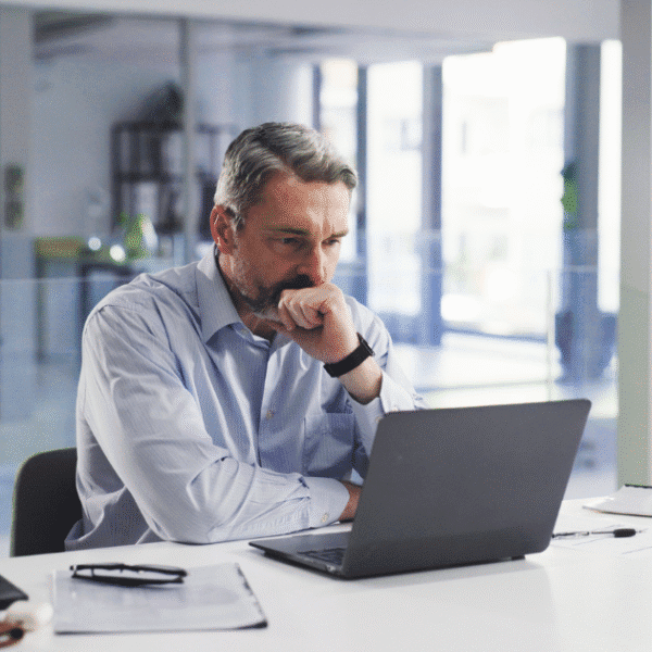 Employee reviewing paycheck and overtime eligibility information